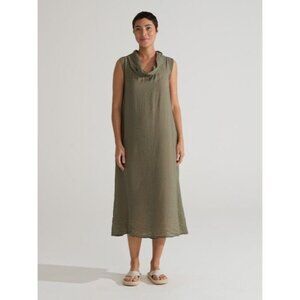 NEW Cut Loose Size Medium  Rayon Parachute Cowl Neck Maxi Dress